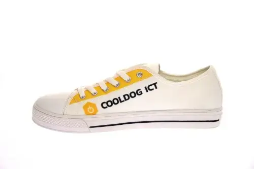 Nízke plátené tenisky s celoplošnou sublimačnou potlačou CoolDog