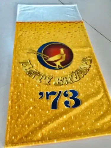 Froté osuška Zlatý Bažant so sieťotlačou loga - firemný merch