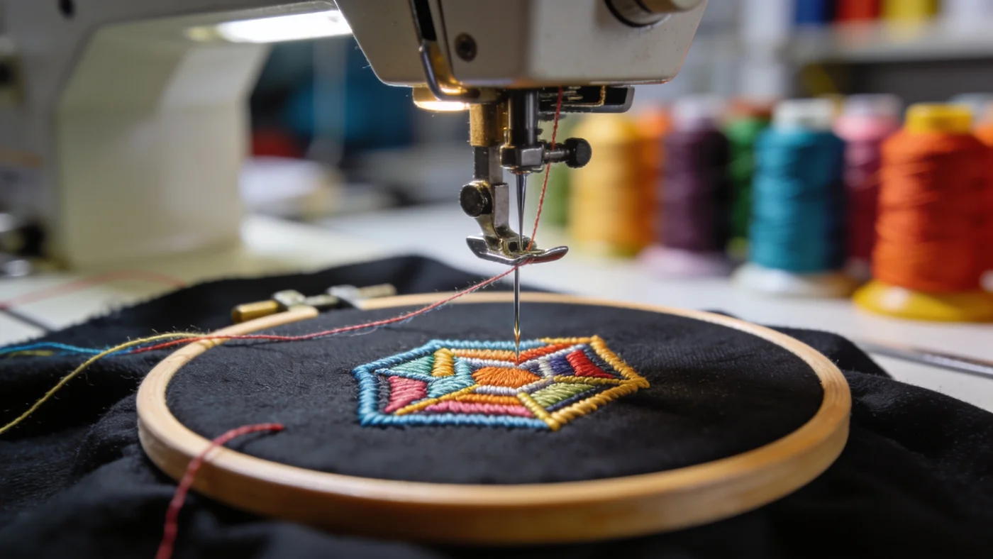 Vyšívanie na textil: ako funguje strojová výšivka