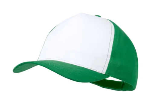 Zeleno-biela trucker šiltovka s priedušnou sieťkou a priestorom pre branding